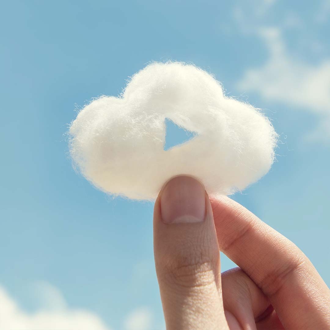 Cloud with play button