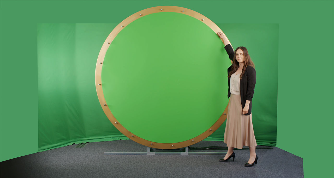 A roulette wheel