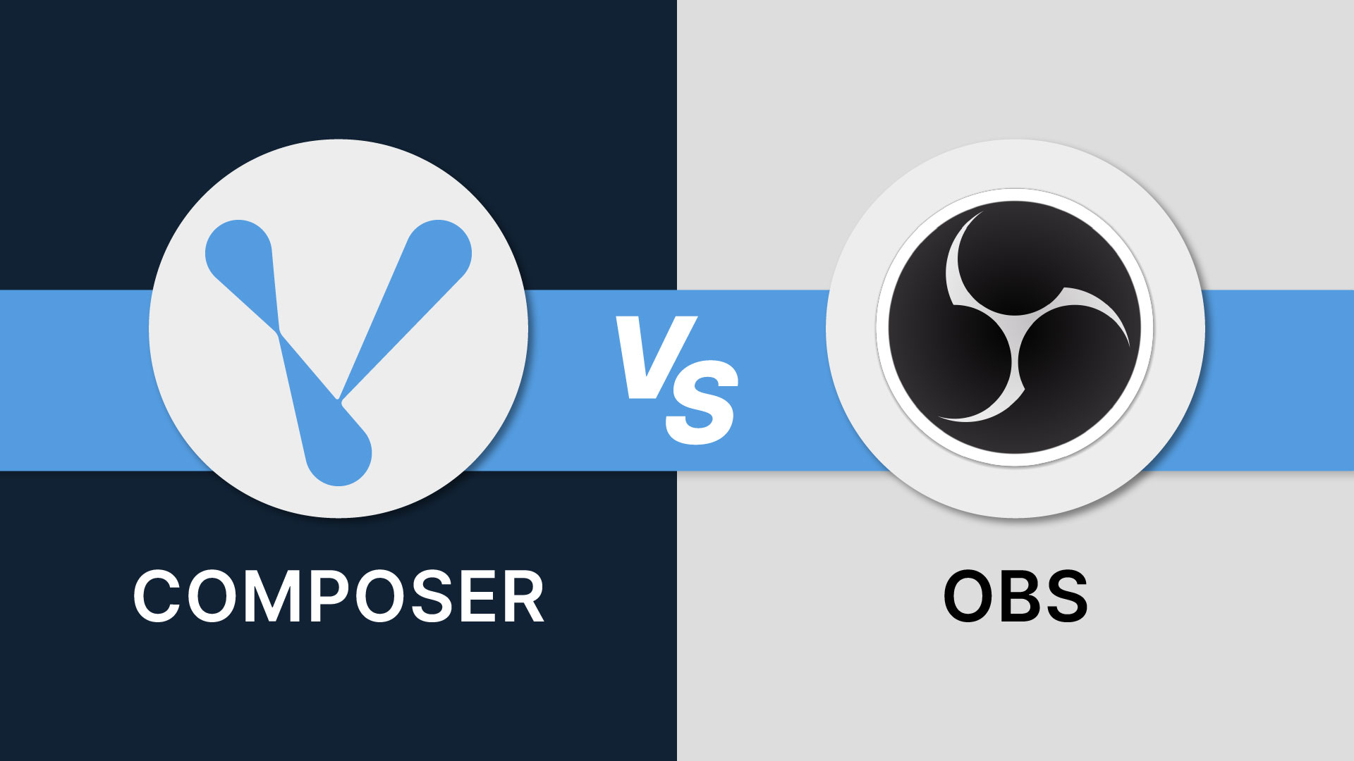 Composer vs OBS Studio comparison for live video production